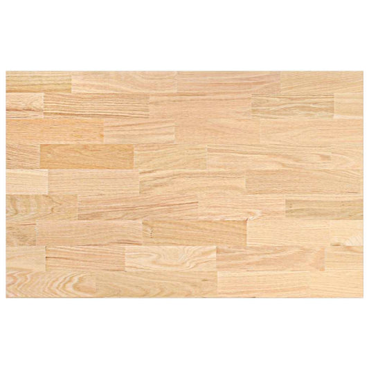 vidaXL πάγκος εργασίας κουζίνας 100x63,5x4 εκ. στερεό δρυς ορθογώνιο