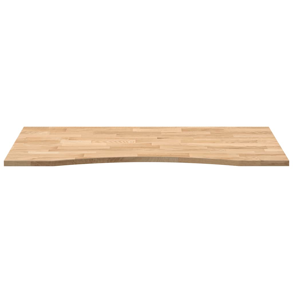 vidaXL Επιφάνεια Γραφείου Ορθογώνια 120x50x2,5 εκ. από Μασίφ Ξύλο Δρυός