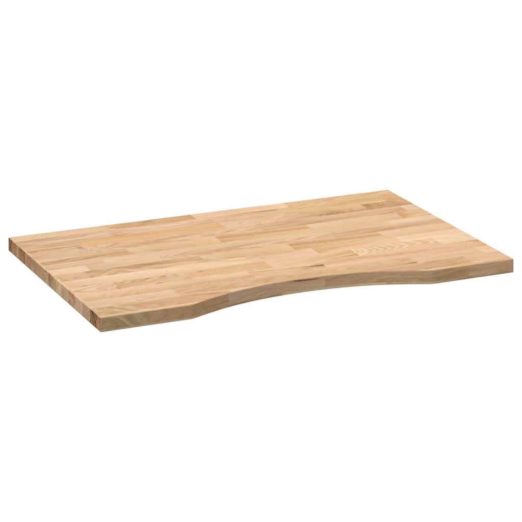 VidaXL Επιτραπέζια Επιφάνεια Ακατέργαστη Μασίφ Ξύλο Δρυς Ορθογώνια