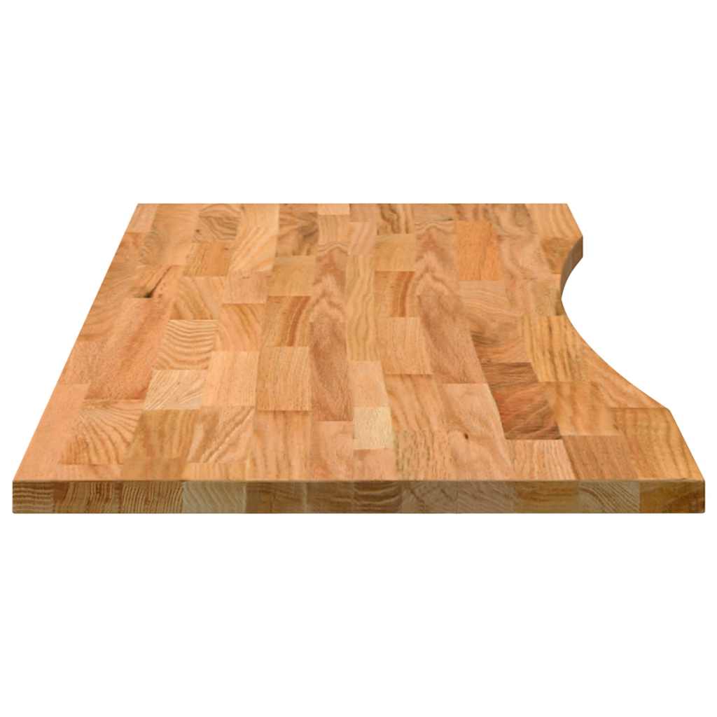 vidaXL Επιφάνεια Τραπεζιού Ορθογώνιος 120x60x2,5 εκ. Μασίφ Ξύλο Δρυός