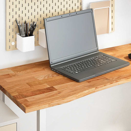 vidaXL Επιφάνεια Τραπεζιού Ορθογώνιος 140x60x2,5 εκ. Μασίφ Ξύλο Δρυός