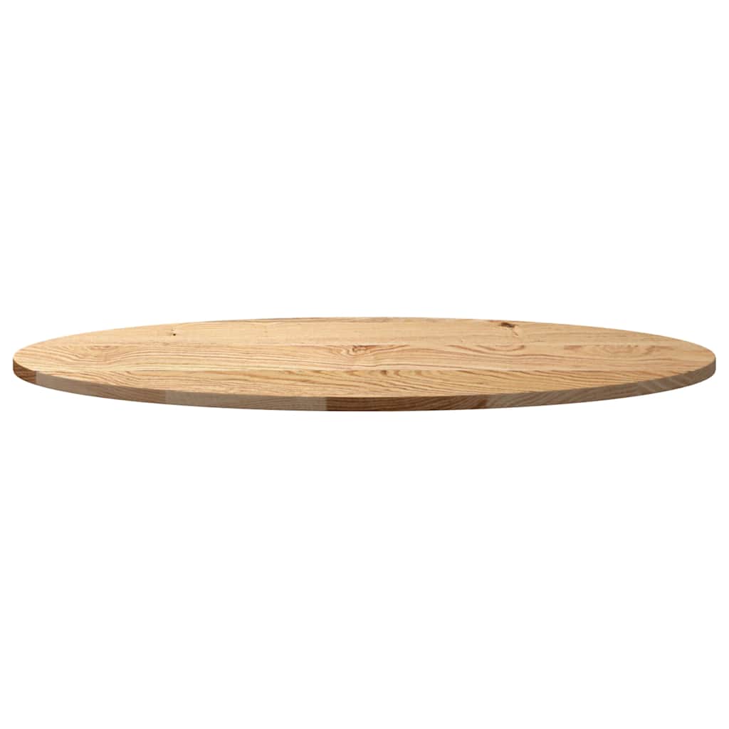 vidaXL Επιτραπέζια επιφάνεια 100x50x2 cm μασίφ ξύλο δρυς οβάλ