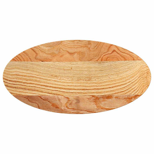 vidaXL Επιτραπέζια επιφάνεια Ανοιχτό Καφέ 80x40x2 εκ. Ξύλο Δρυός Οβάλ