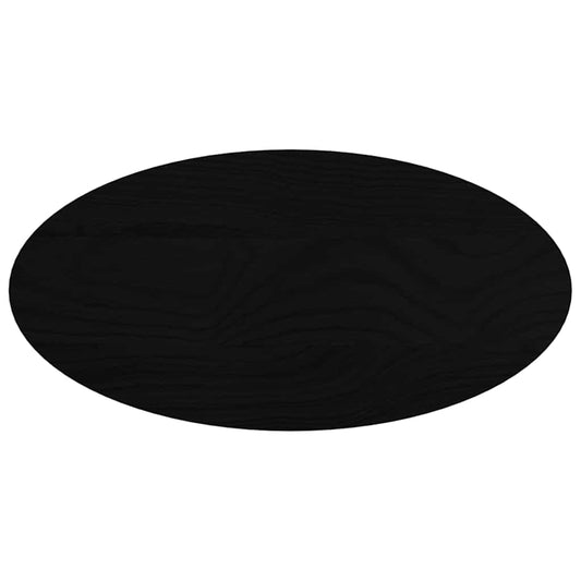 vidaXL Επιτραπέζια επιφάνεια Σκούρο Καφέ 80x40x2 εκ. Ξύλο Δρυός Οβάλ