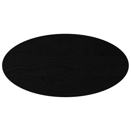 vidaXL Επιτραπέζια επιφάνεια Σκούρο Καφέ 100x50x4 εκ. Ξύλο Δρυός Οβάλ