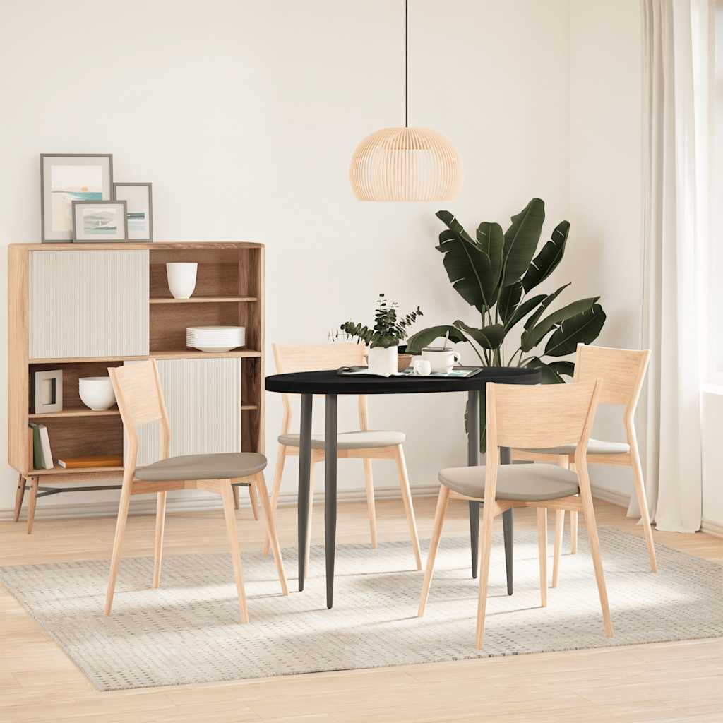 vidaXL Επιτραπέζια επιφάνεια Σκούρο Καφέ 100x50x4 εκ. Ξύλο Δρυός Οβάλ