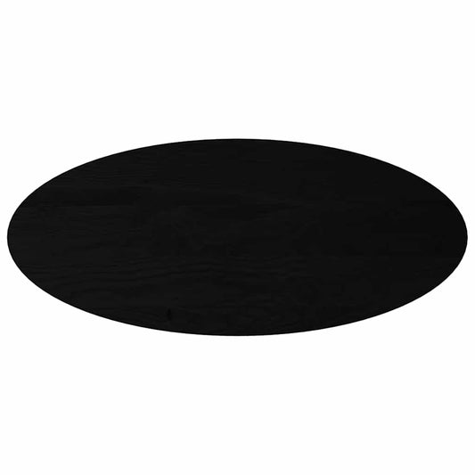 vidaXL Επιτραπέζια επιφάνεια Σκούρο Καφέ 140x60x4 εκ. Ξύλο Δρυός Οβάλ