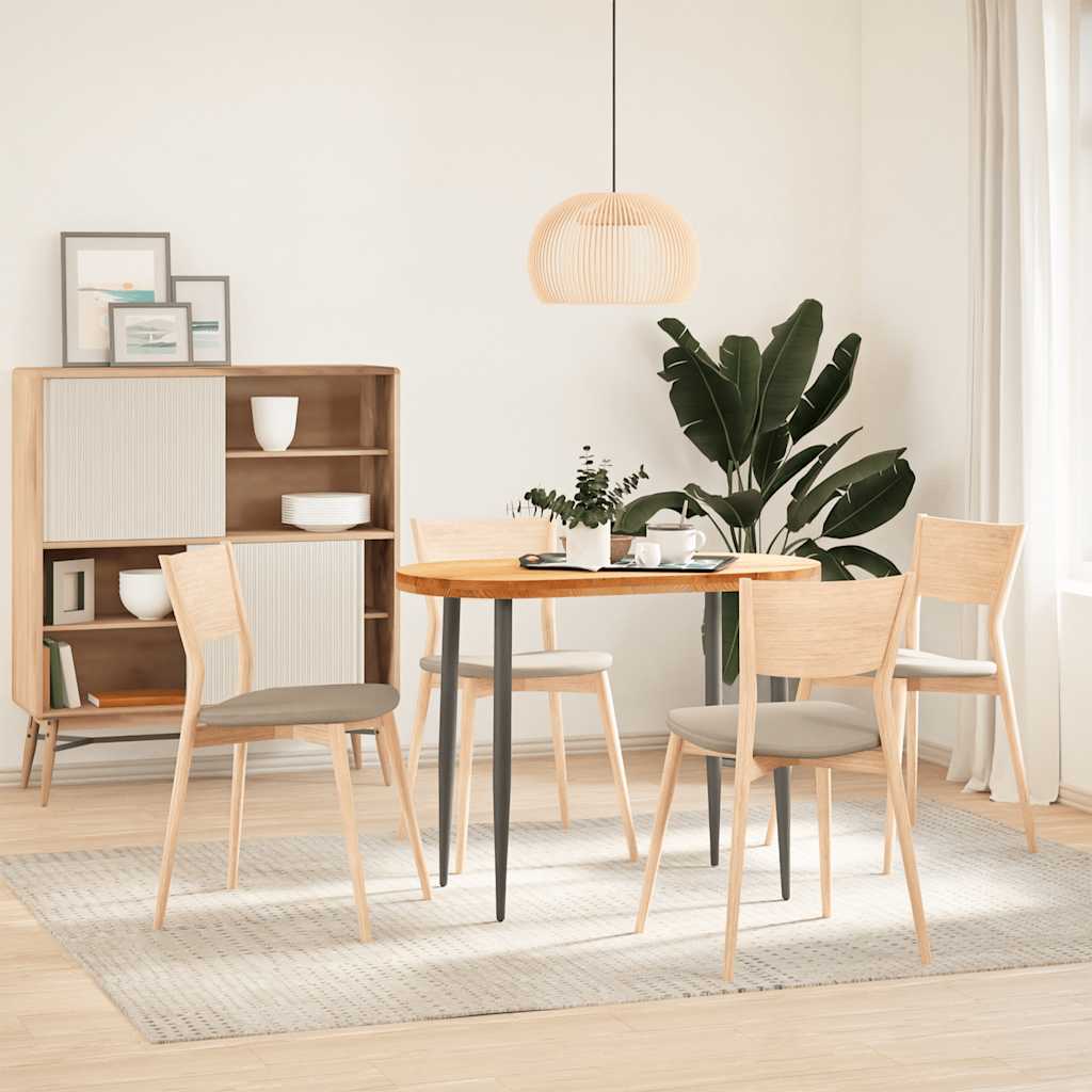 vidaXL Επιτραπέζια επιφάνεια Ανοιχτό Καφέ 100x50x4 εκ. Ξύλο Δρυός Οβάλ