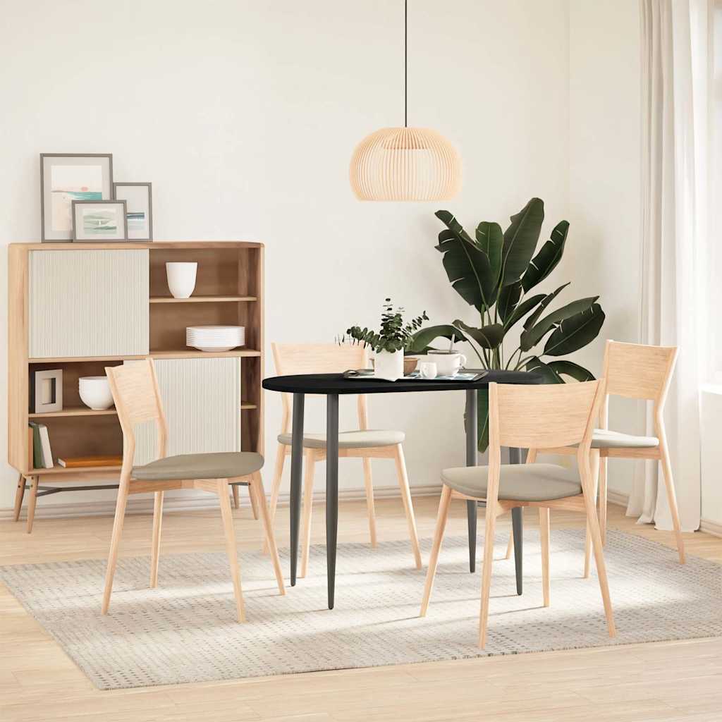 vidaXL Επιτραπέζια επιφάνεια Σκούρο Καφέ 100x50x2 εκ. Ξύλο Δρυός Οβάλ