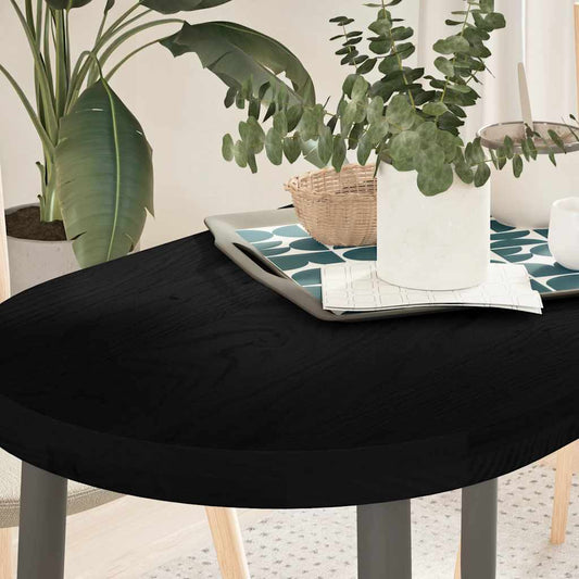 vidaXL Επιτραπέζια επιφάνεια Σκούρο Καφέ 100x50x4 εκ. Ξύλο Δρυός Οβάλ