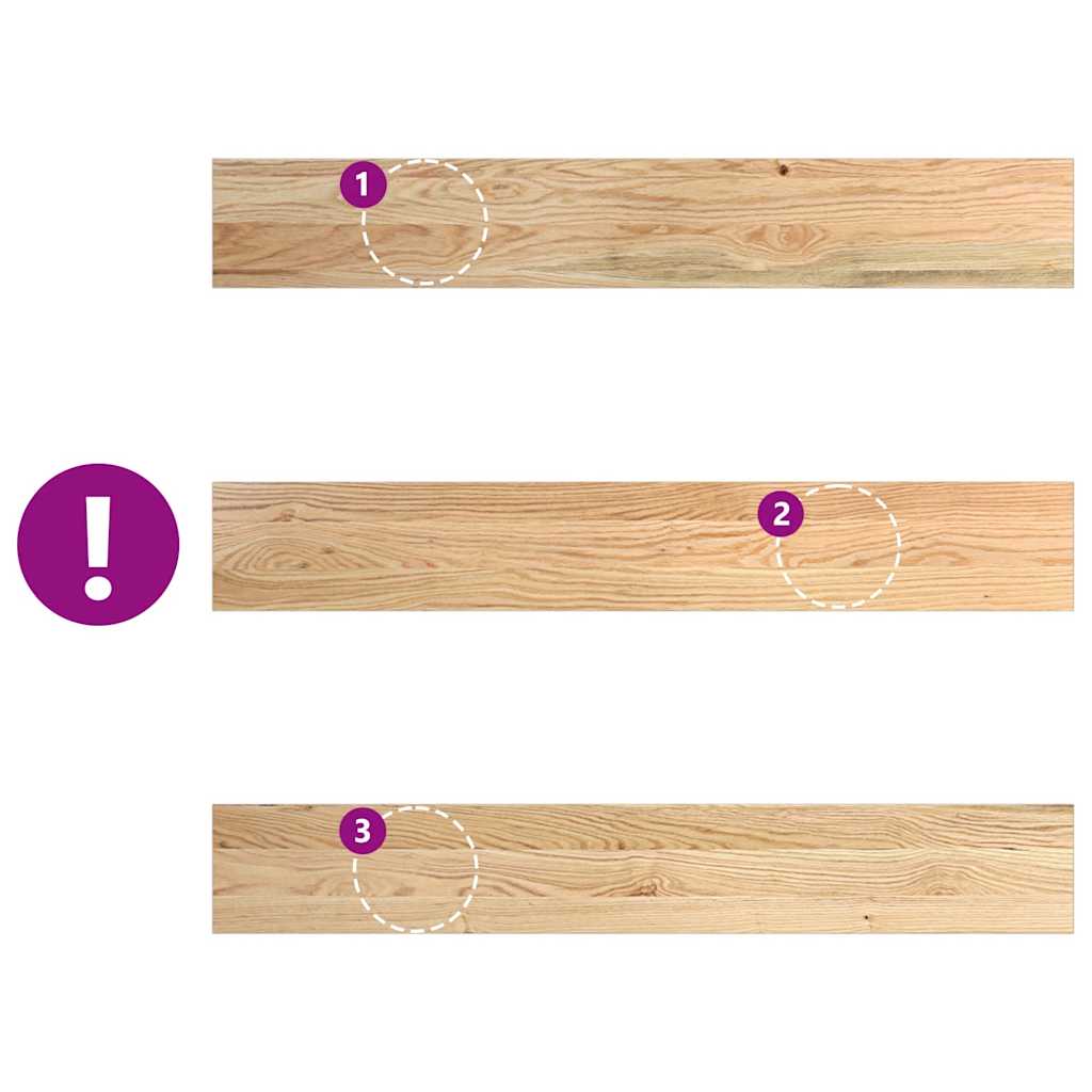 vidaXL Περβάζια παραθύρων 2 τεμάχια Ανεπεξέργαστα 100x15x2 cm