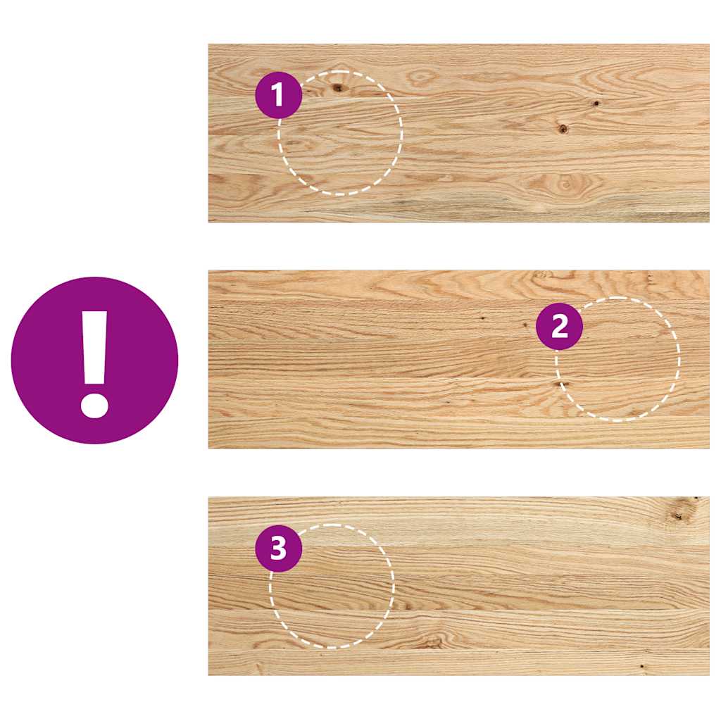 vidaXL Περβάζια παραθύρων 2 τεμ. 70x25x2 εκ. Ακατέργαστο Μασίφ Δρυός