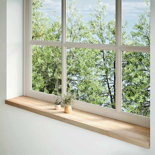 vidaXL Περβάζια παραθύρων 2 τεμ. 160x25x2 εκ. Ακατέργαστο Μασίφ Δρυός