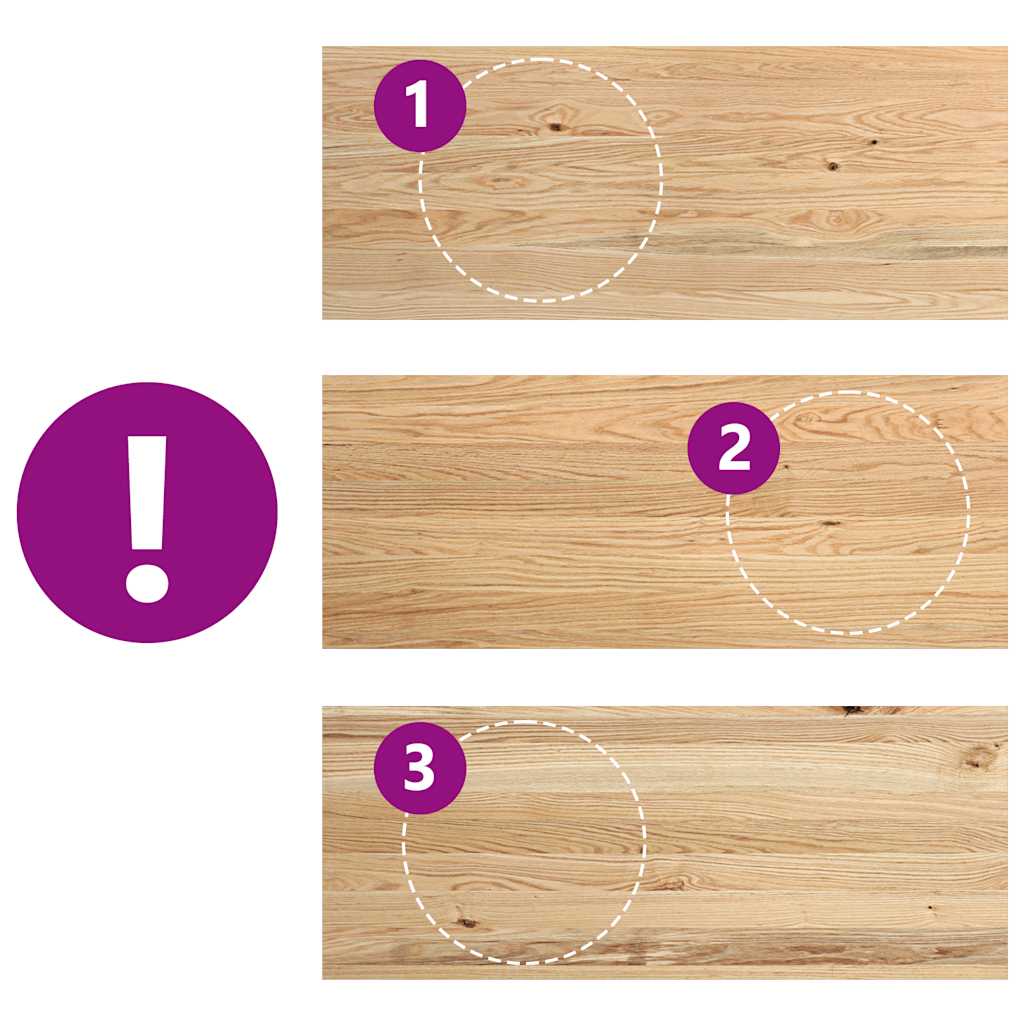 vidaXL Περβάζια παραθύρων 2 τεμ. 100x40x2 εκ. Ακατέργαστο Μασίφ Δρυός