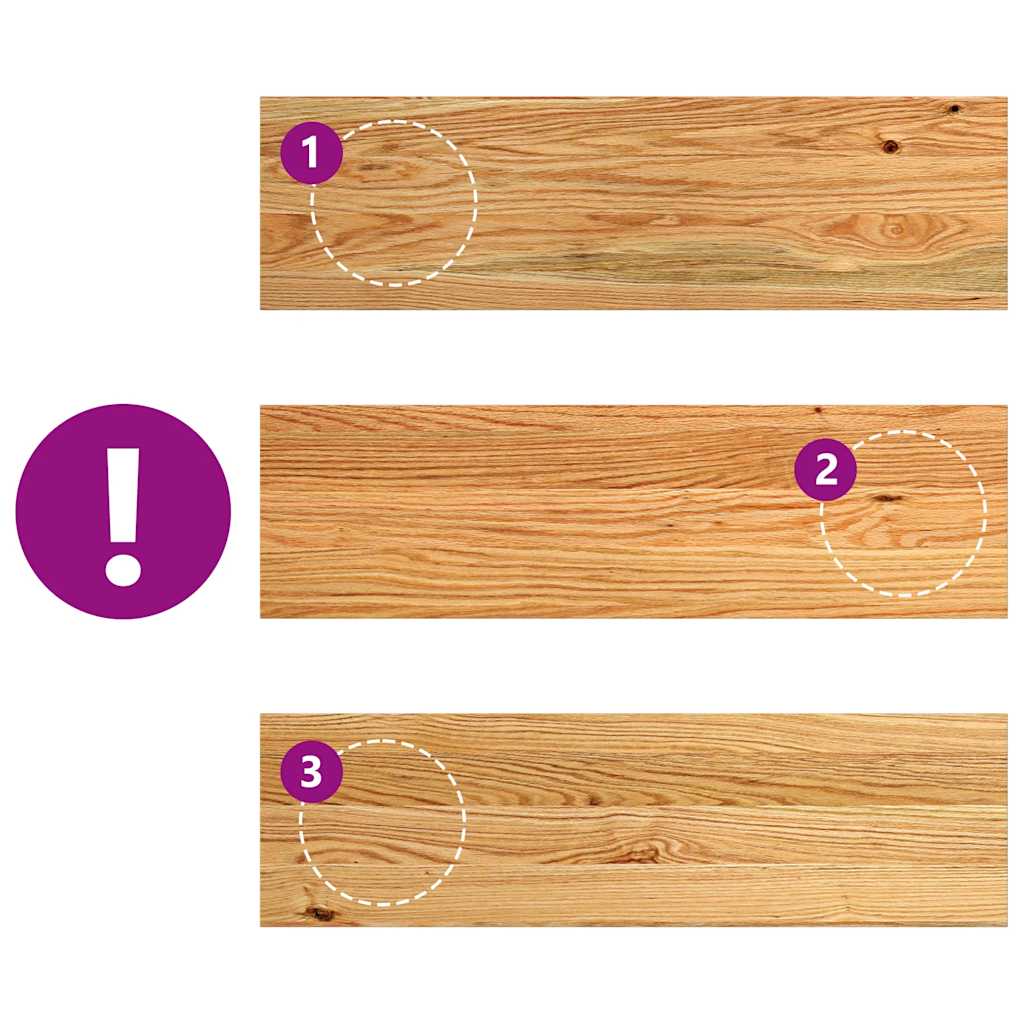 vidaXL Περβάζια παραθύρων 2 τεμ. Αν. Καφέ 70x20x2 εκ. Μασίφ Ξύλο Δρυός