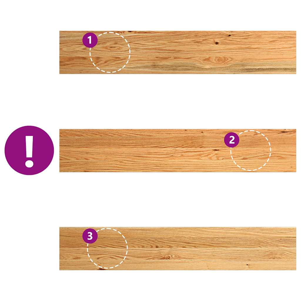 vidaXL Περβάζια παραθύρων 2 τεμ. Αν. Καφέ 110x20x2εκ. Μασίφ Ξύλο Δρυός