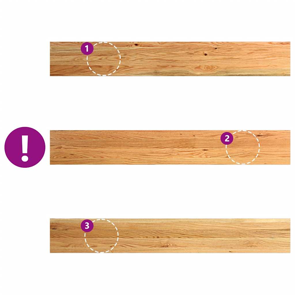 vidaXL Περβάζια παραθύρων 2 τεμ. Αν. Καφέ 140x20x2εκ. Μασίφ Ξύλο Δρυός