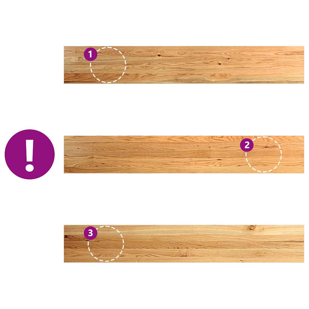 vidaXL Περβάζια παραθύρων 2 τεμ. Αν. Καφέ 160x25x2εκ. Μασίφ Ξύλο Δρυός