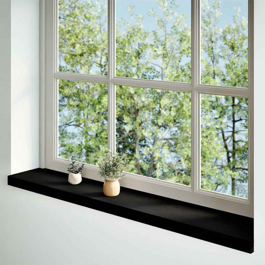vidaXL Περβάζια παραθύρων 2 τεμ. Σκ. Καφέ 160x20x2εκ. Μασίφ Ξύλο Δρυός