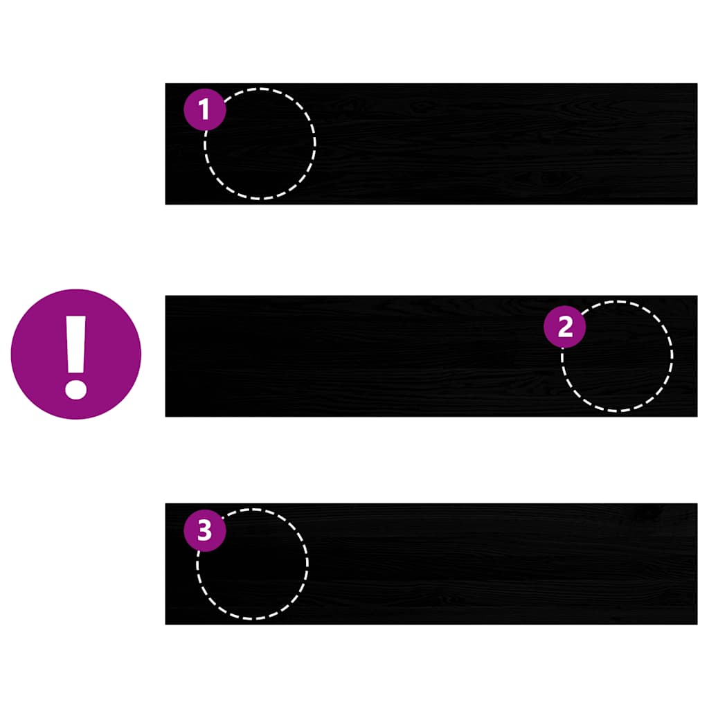 vidaXL Περβάζια παραθύρων 2 τεμ. Σκ. Καφέ 110x25x2εκ. Μασίφ Ξύλο Δρυός