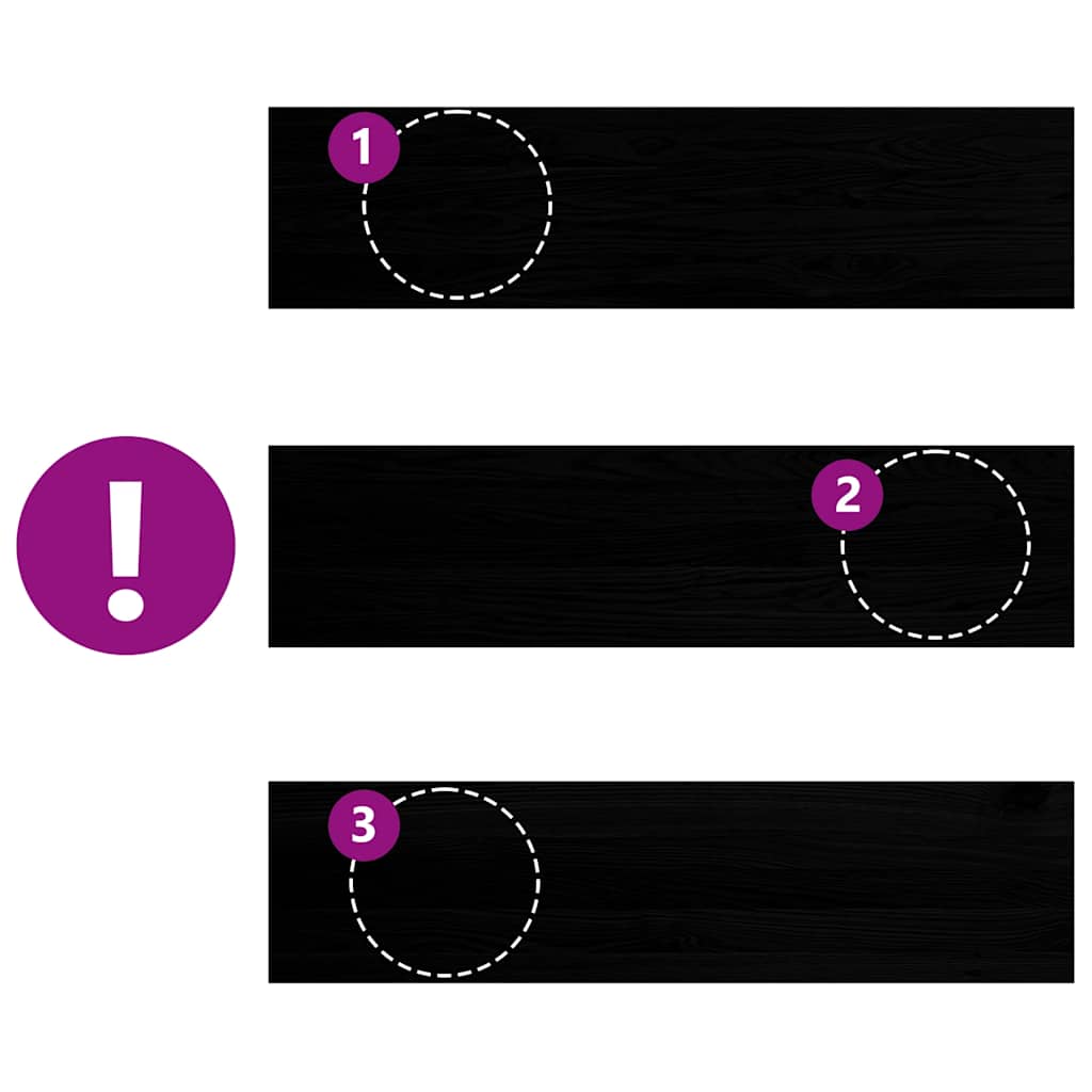 vidaXL Περβάζια παραθύρων 2 τεμ. Σκ. Καφέ 100x30x2εκ. Μασίφ Ξύλο Δρυός