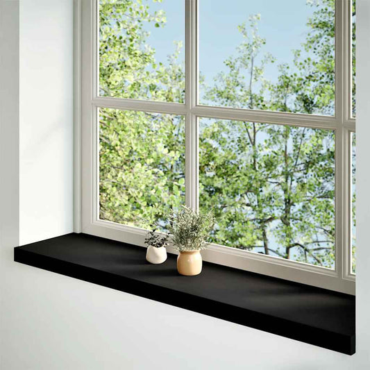 vidaXL Περβάζια παραθύρων 2 τεμ. Σκ. Καφέ 110x30x2εκ. Μασίφ Ξύλο Δρυός