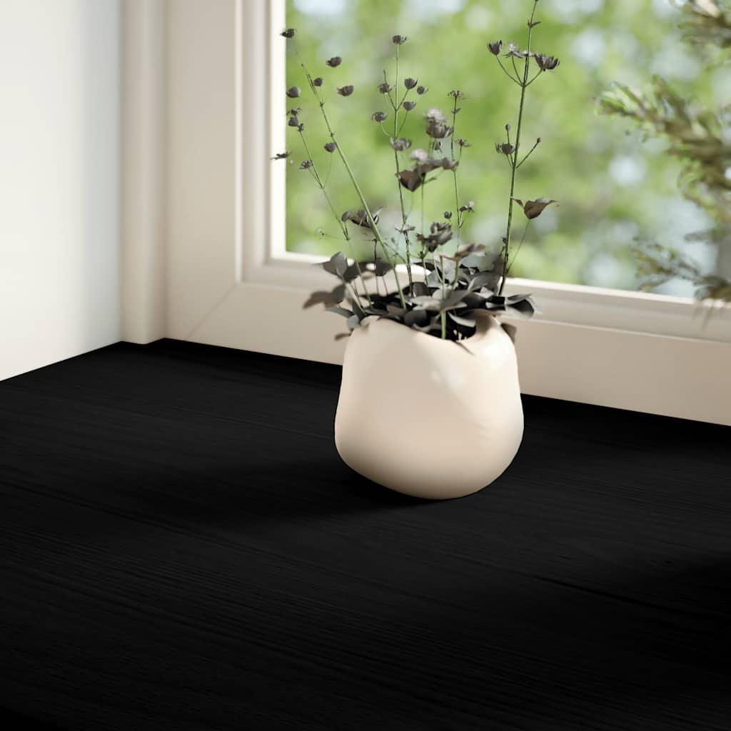 vidaXL Περβάζια παραθύρων 2 τεμ. Σκ. Καφέ 110x30x2εκ. Μασίφ Ξύλο Δρυός