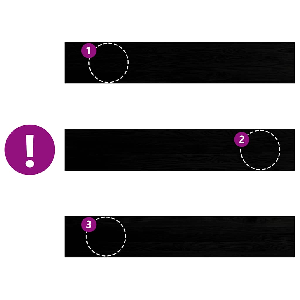 vidaXL Περβάζια παραθύρων 2 τεμ. Σκ. Καφέ 140x30x2εκ. Μασίφ Ξύλο Δρυός