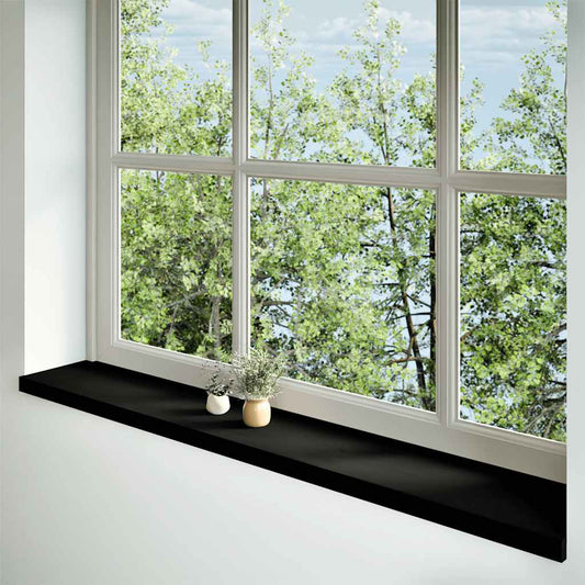 vidaXL Περβάζια παραθύρων 2 τεμ. Σκ. Καφέ 160x30x2εκ. Μασίφ Ξύλο Δρυός