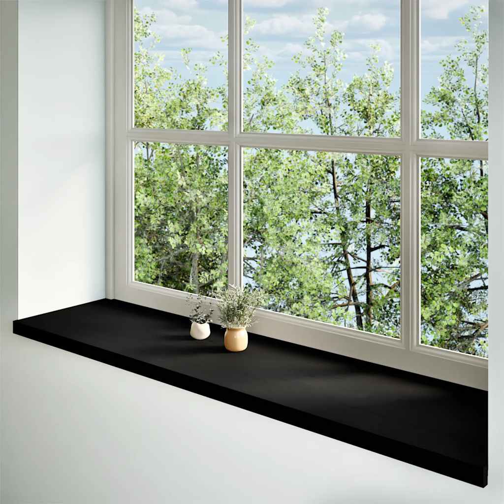 vidaXL Περβάζια παραθύρων 2 τεμ. Σκ. Καφέ 160x40x2εκ. Μασίφ Ξύλο Δρυός