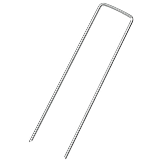 vidaXL Στηρίγματα Εδάφους Σχήμα U 50 τεμ. 15x3,5 εκ. Γαλβαν. Ατσάλι
