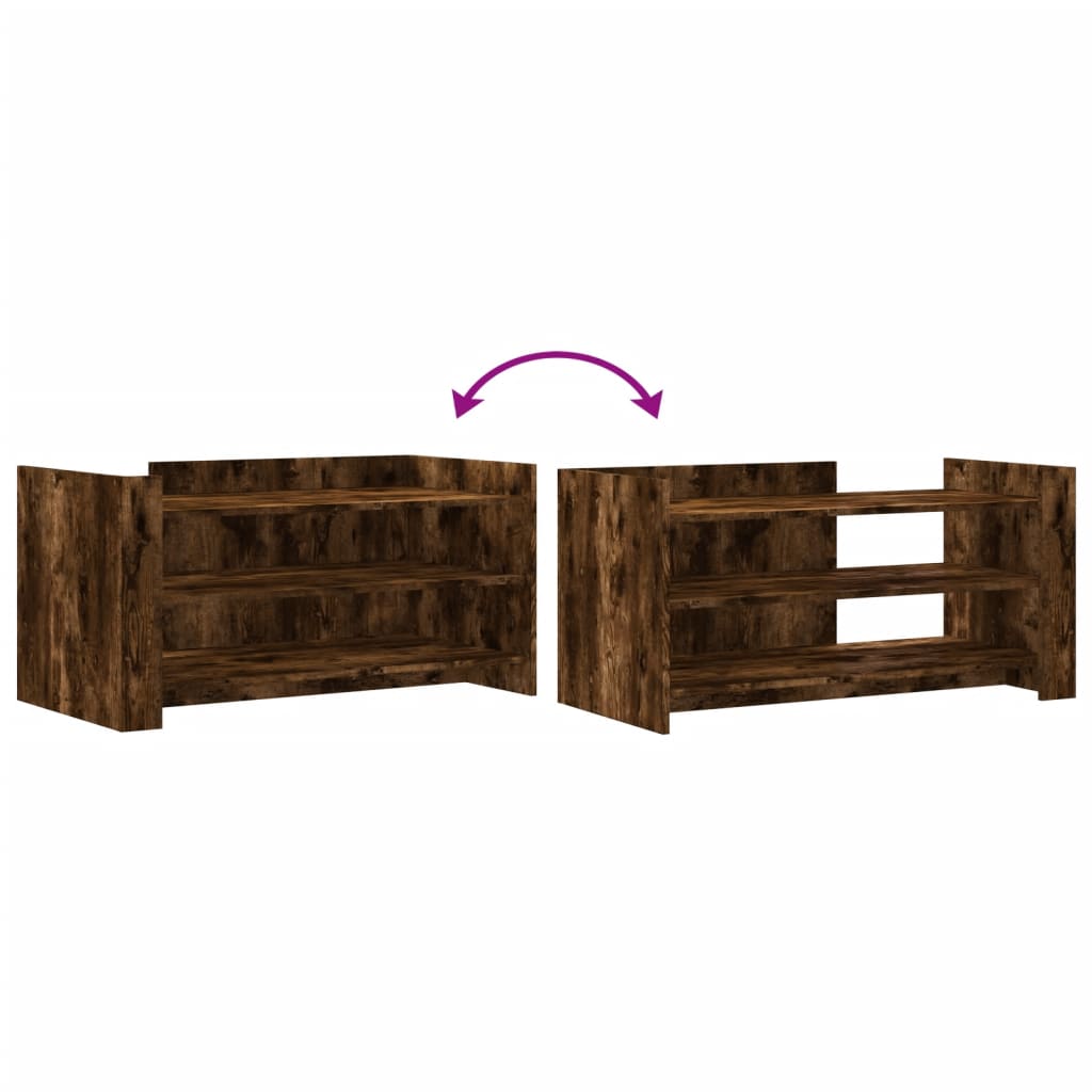 vidaXL Τραπεζάκι Σαλονιού Sonoma Δρυς 100x50x50 εκ. Επεξεργ. Ξύλο