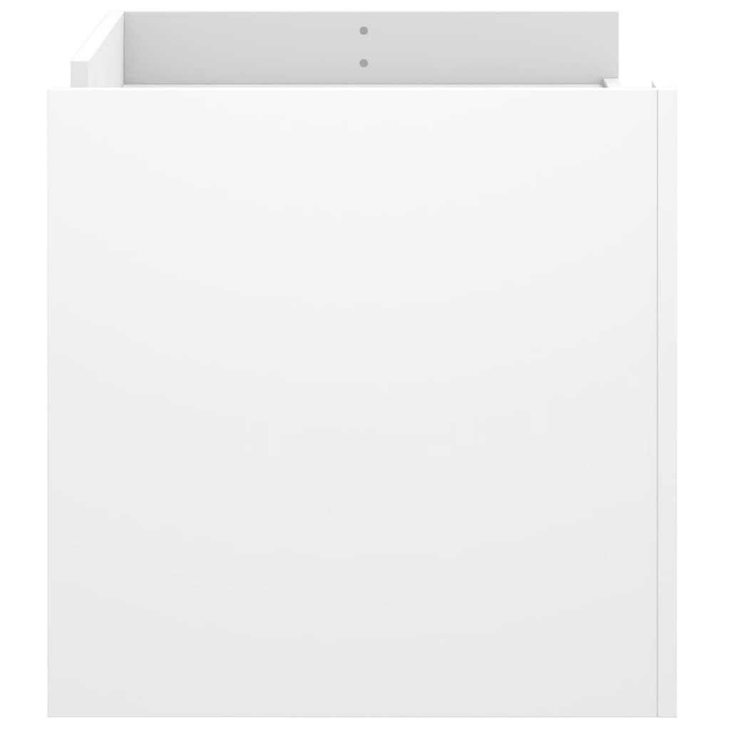 vidaXL Τραπεζάκι Σαλονιού Λευκό 100x50x50 εκ. Επεξεργασμένο Ξύλο