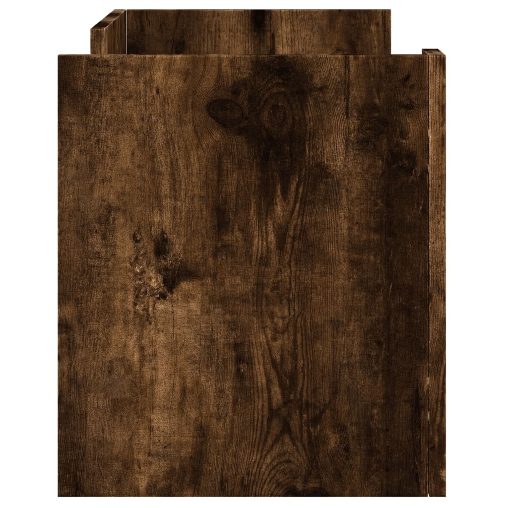 vidaXL Έπιπλο Τηλεόρασης Καπνιστή Δρυς 80x35x40 εκ. Επεξ. Ξύλο