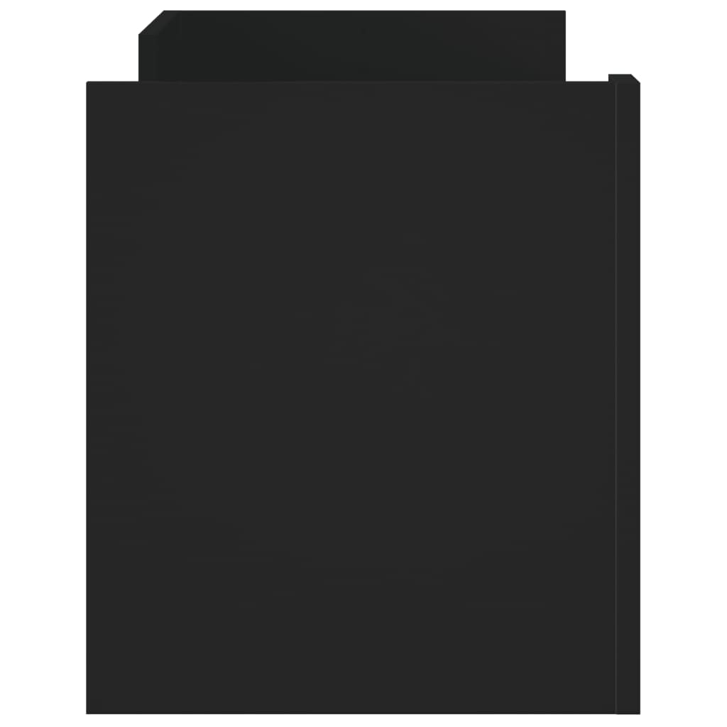 vidaXL Έπιπλο Τηλεόρασης Μαύρο 100 x 35 x 40 εκ. Επεξ. Ξύλο