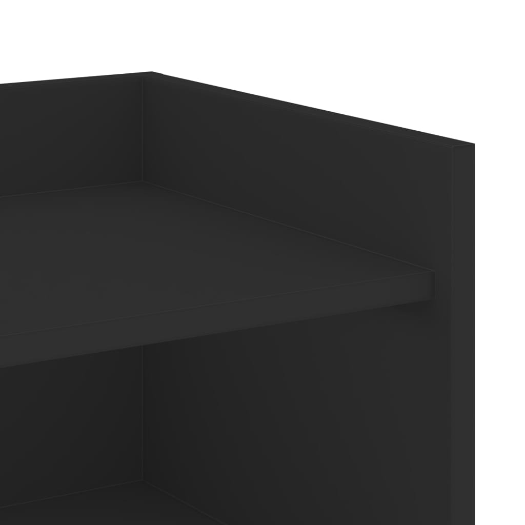 vidaXL Ντουλάπι Μαύρο 73,5x35x75 εκ. από Επεξεργασμένο Ξύλο