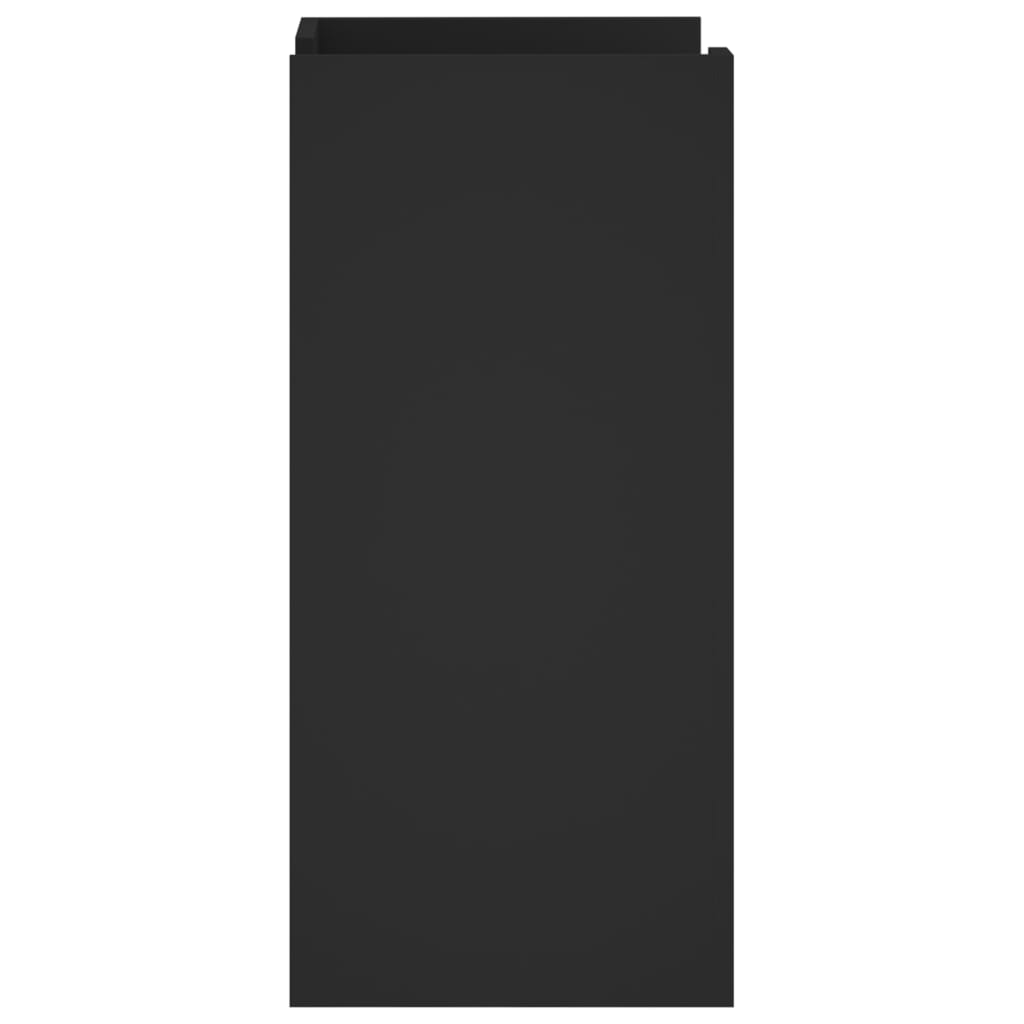 vidaXL Συρταριέρα Μαύρη 45x35x75 εκ. από Επεξεργασμένο Ξύλο