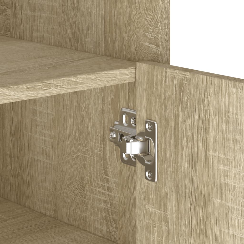 vidaXL Συρταριέρα Sonoma Δρυς 45x35x75 εκ. από Επεξεργασμένο Ξύλο