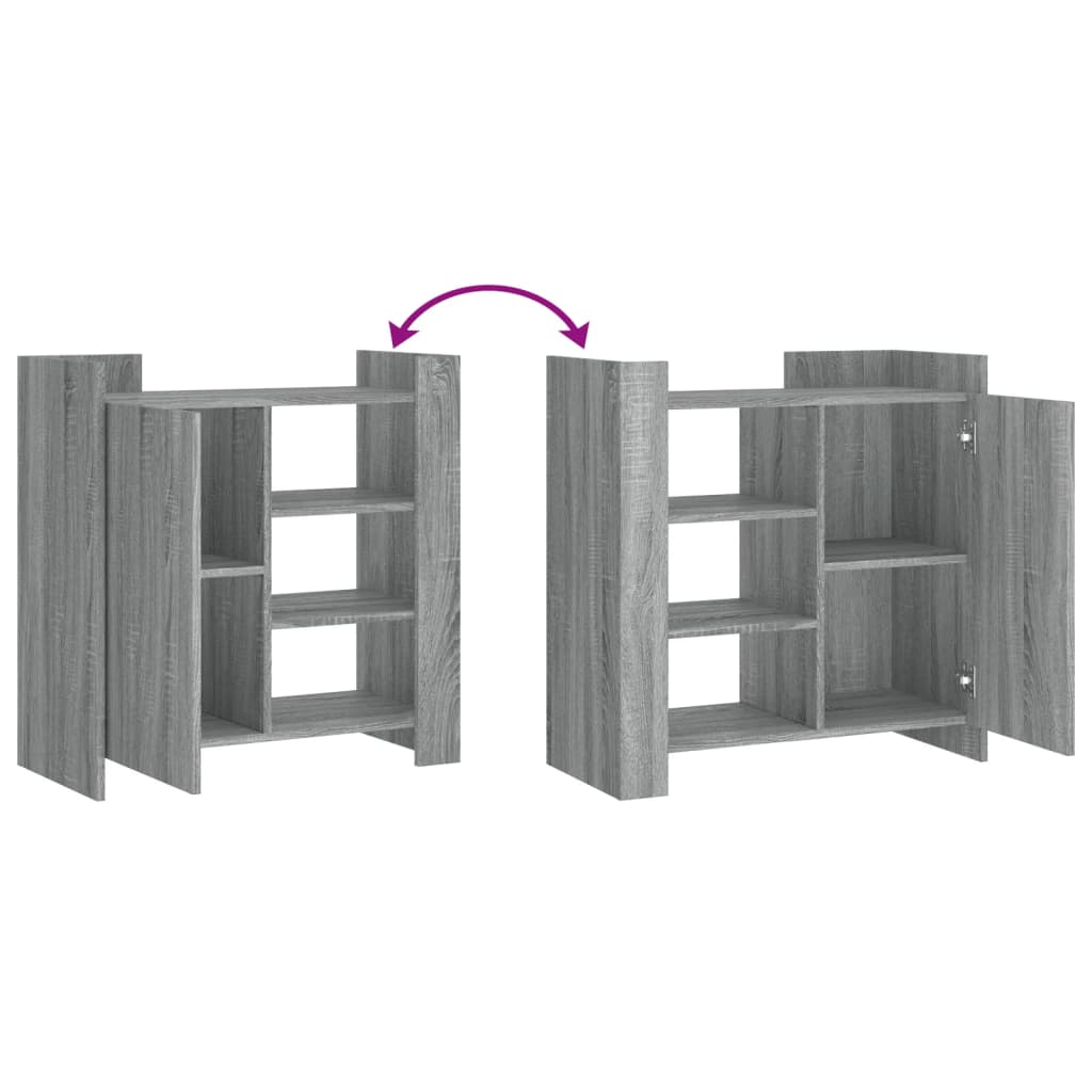 vidaXL Ντουλάπι Γκρι Sonoma 73,5x35x75 εκ. από Επεξεργασμένο Ξύλο