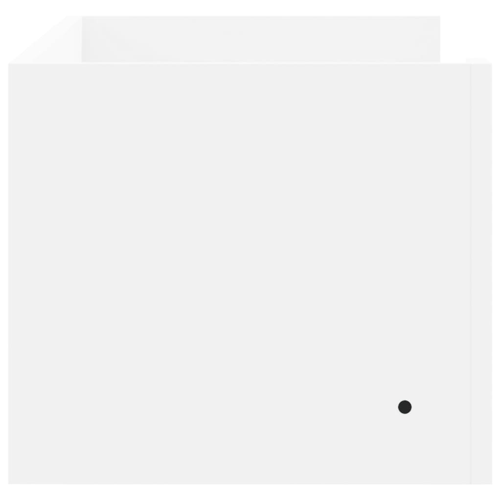 vidaXL Ράφι Τοίχου Λευκό 100x35x30,5 εκ. από Επεξεργασμένο Ξύλο