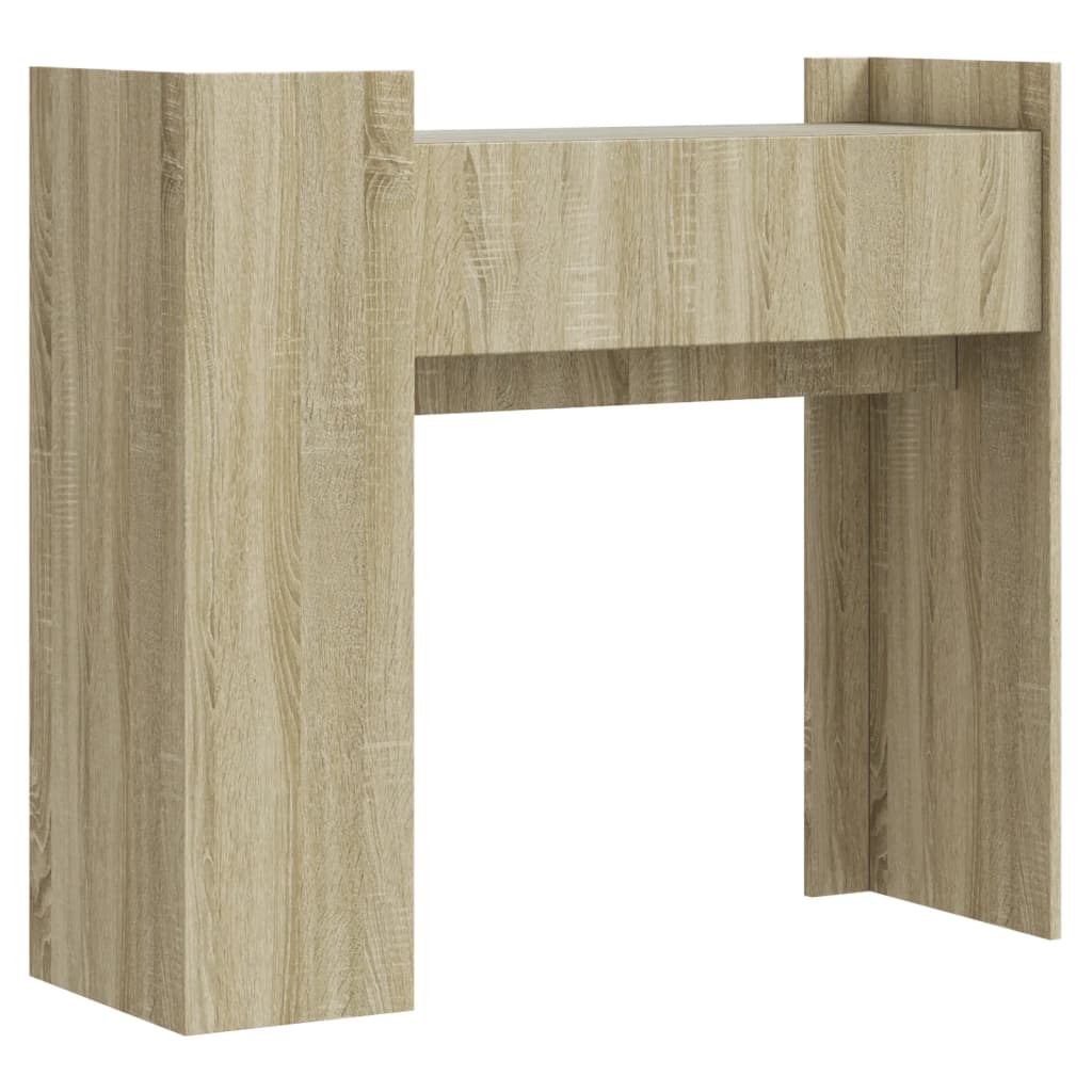 vidaXL Τραπέζι Κονσόλα Sonoma Δρυς 100x35x90 εκ. Επεξεργασμένο Ξύλο