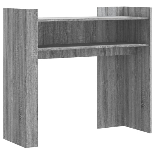 vidaXL Τραπέζι Κονσόλα Γκρι Sonoma 100x35x90 εκ. Επεξεργασμένο Ξύλο