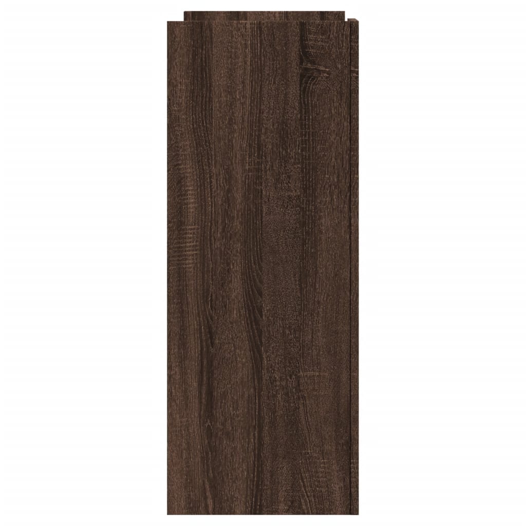 vidaXL Τραπέζι Κονσόλα Καφέ Δρυς 100x35x90 εκ. Επεξεργασμένο Ξύλο