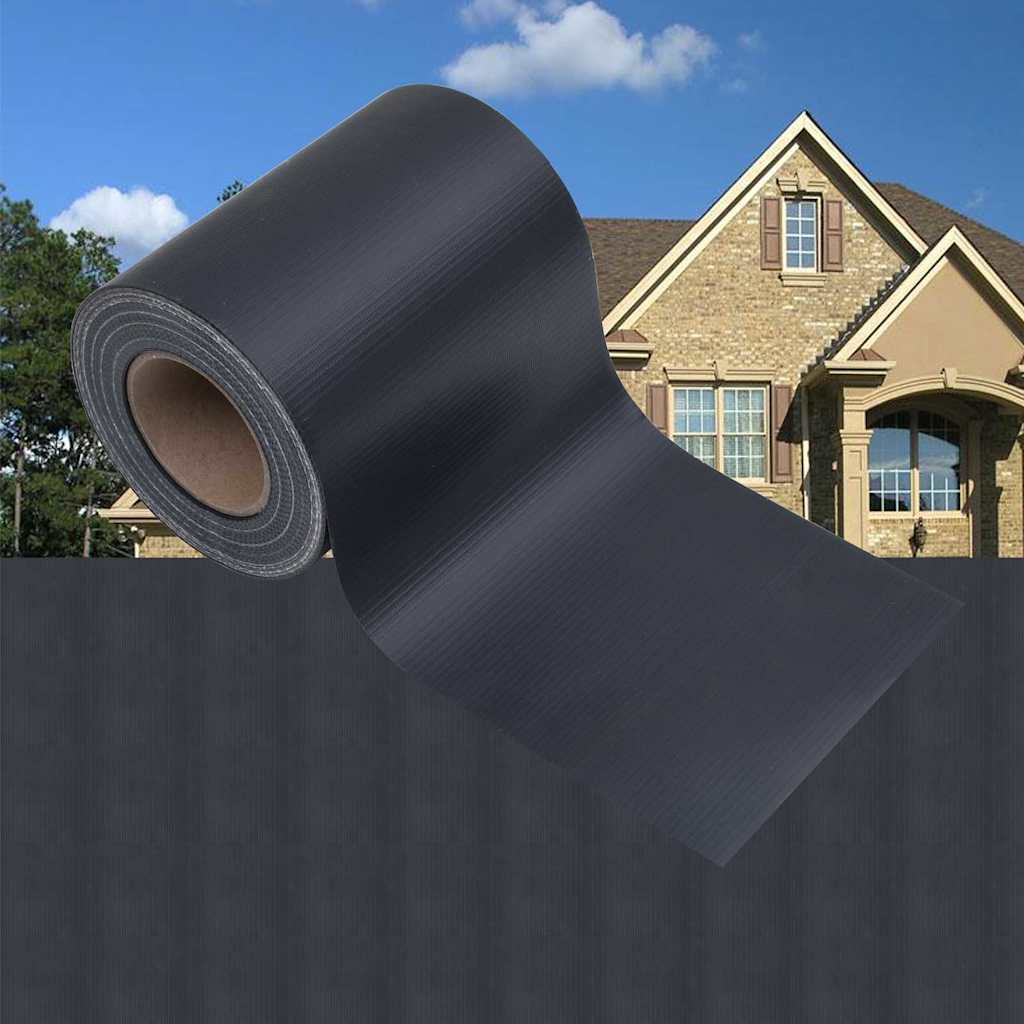 vidaXL Ράγες Ιδιωτικότητας Κήπου 2 τεμ PVC 35x0,19 μ Ματ Σκούρο Γκρι