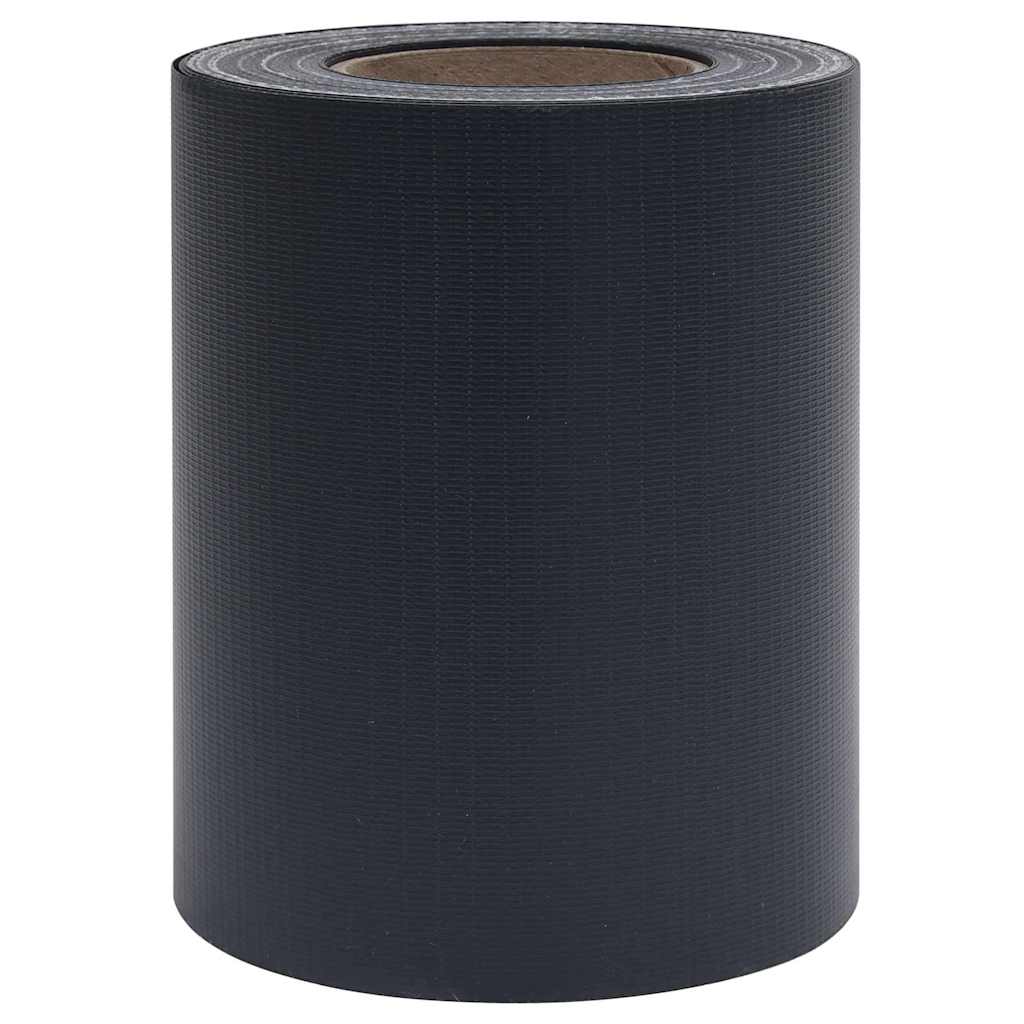 vidaXL Ράγες Ιδιωτικότητας Κήπου 2 τεμ PVC 35x0,19 μ Ματ Σκούρο Γκρι