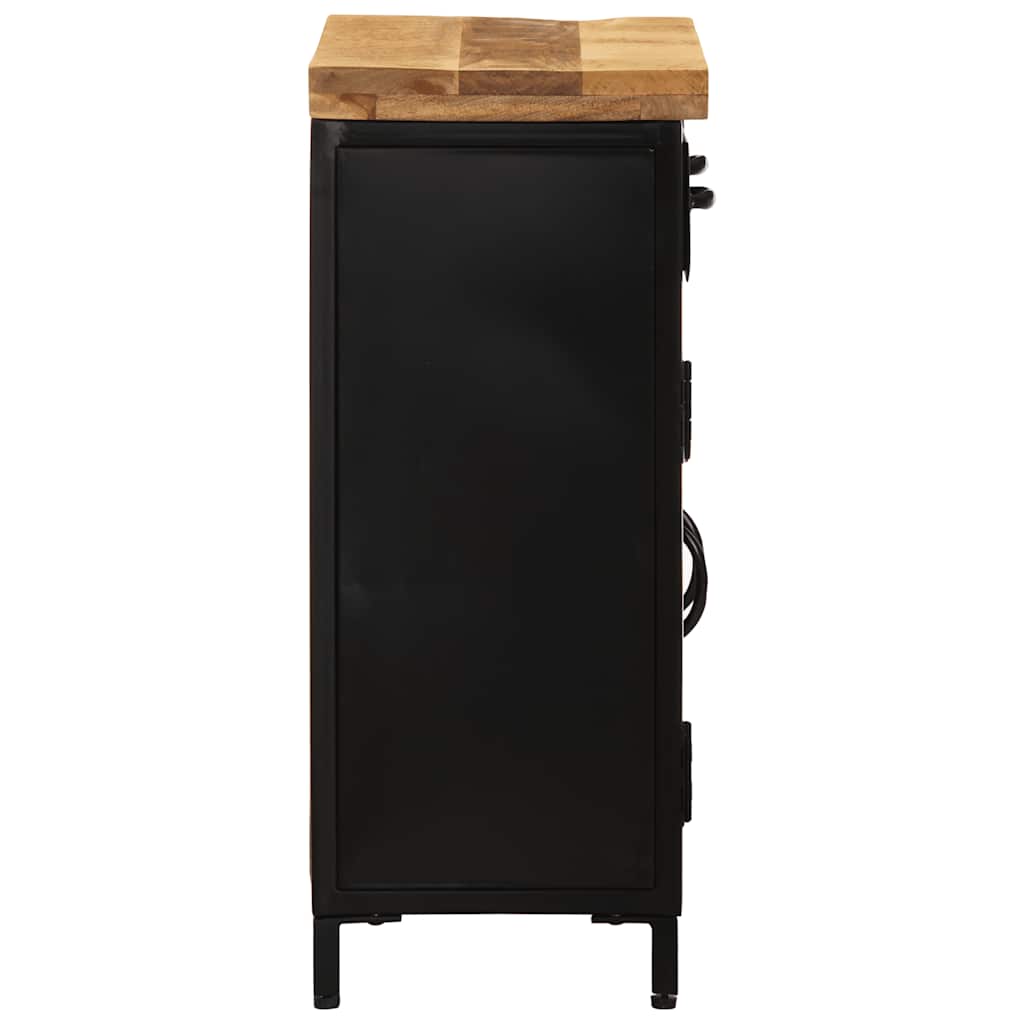 vidaXL Ντουλάπι 55 x 30 x 71 εκ. από Μασίφ Ξύλο Μάνγκο