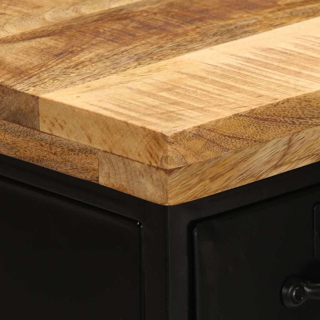 vidaXL Ντουλάπι 55 x 30 x 71 εκ. από Μασίφ Ξύλο Μάνγκο