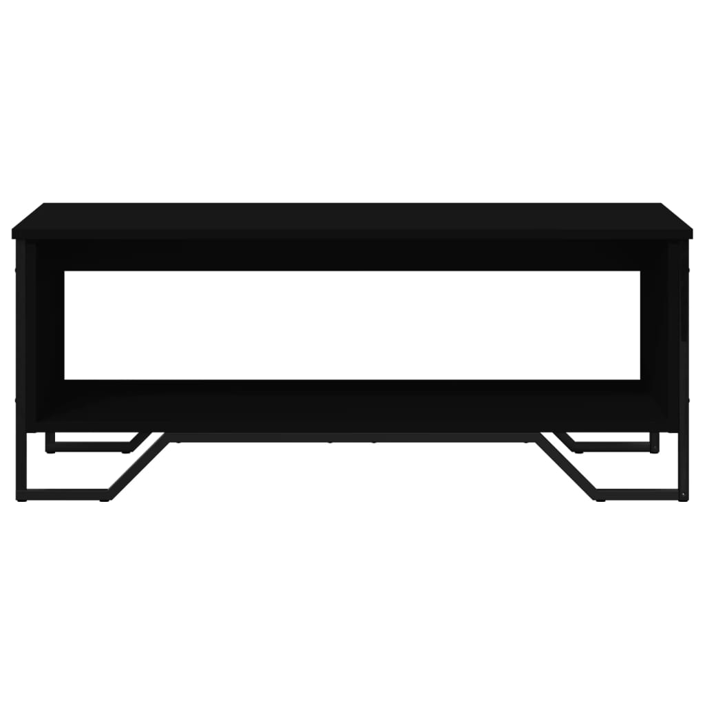 vidaXL Τραπεζάκι Σαλονιού Μαύρο 100x51x40 εκ. Επεξεργασμένο Ξύλο
