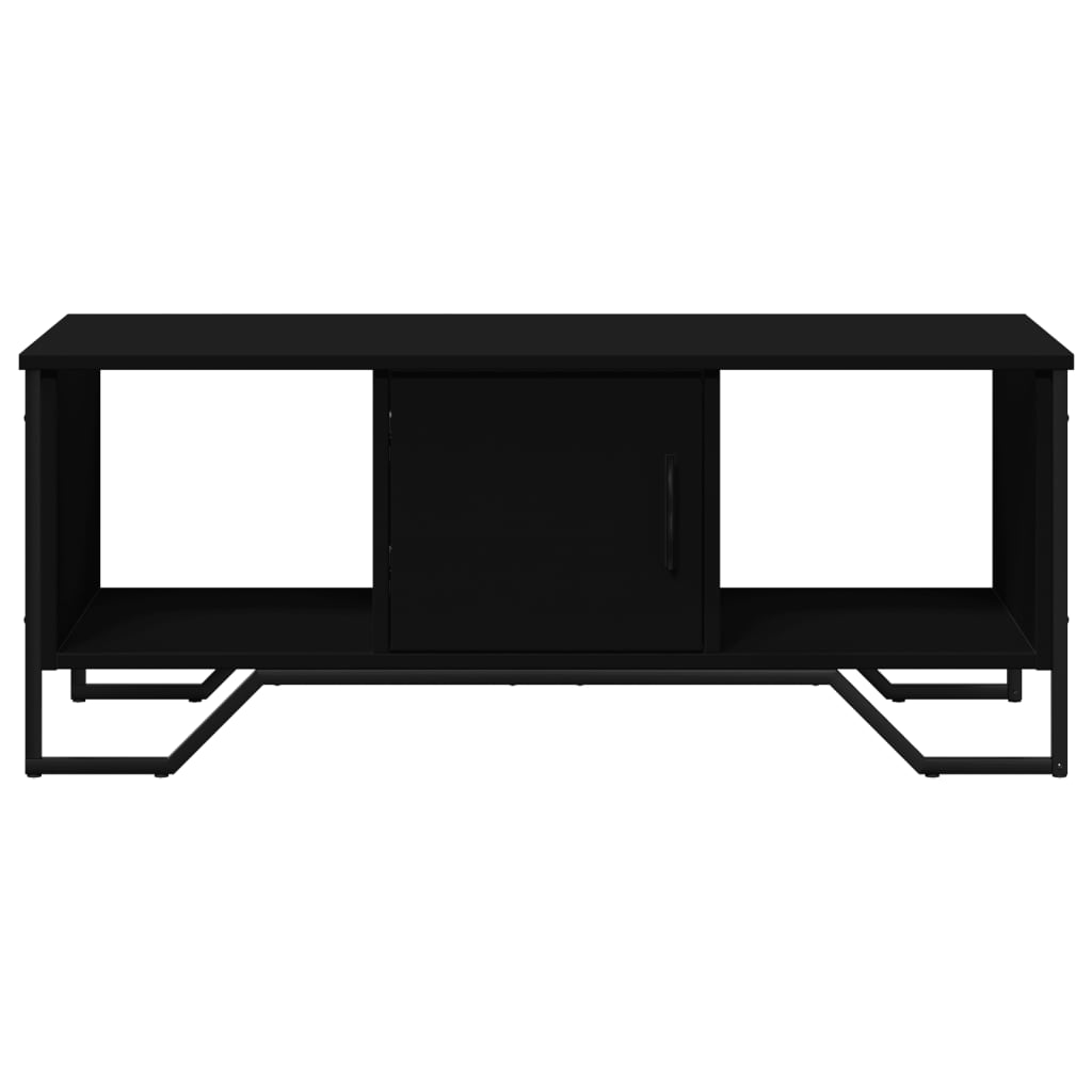 vidaXL Τραπεζάκι Σαλονιού Μαύρο 100x51x40 εκ. Επεξεργασμένο Ξύλο