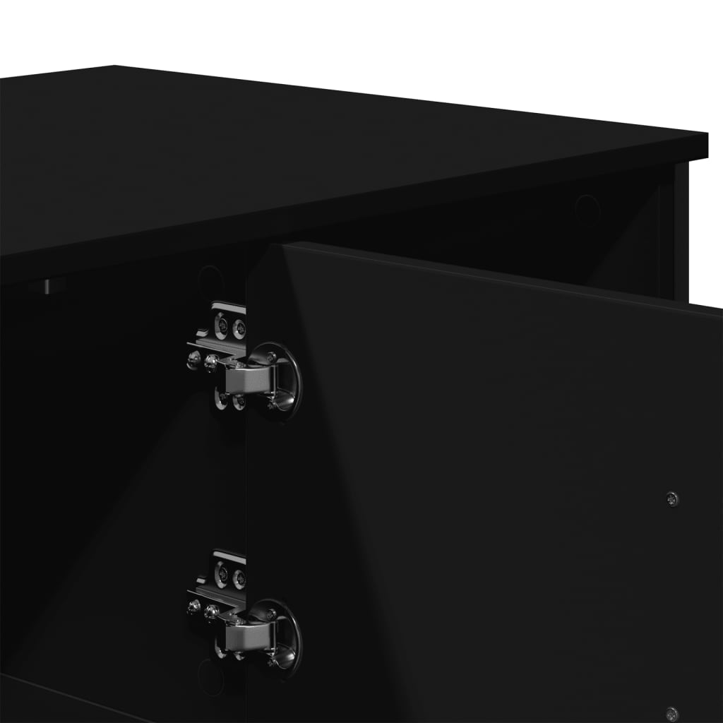 vidaXL Τραπεζάκι Σαλονιού Μαύρο 100x51x40 εκ. Επεξεργασμένο Ξύλο